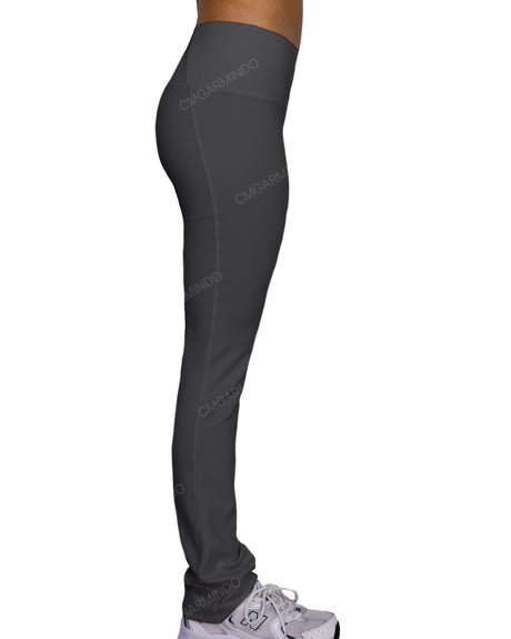 Mid Rise Wide Leg Leggings