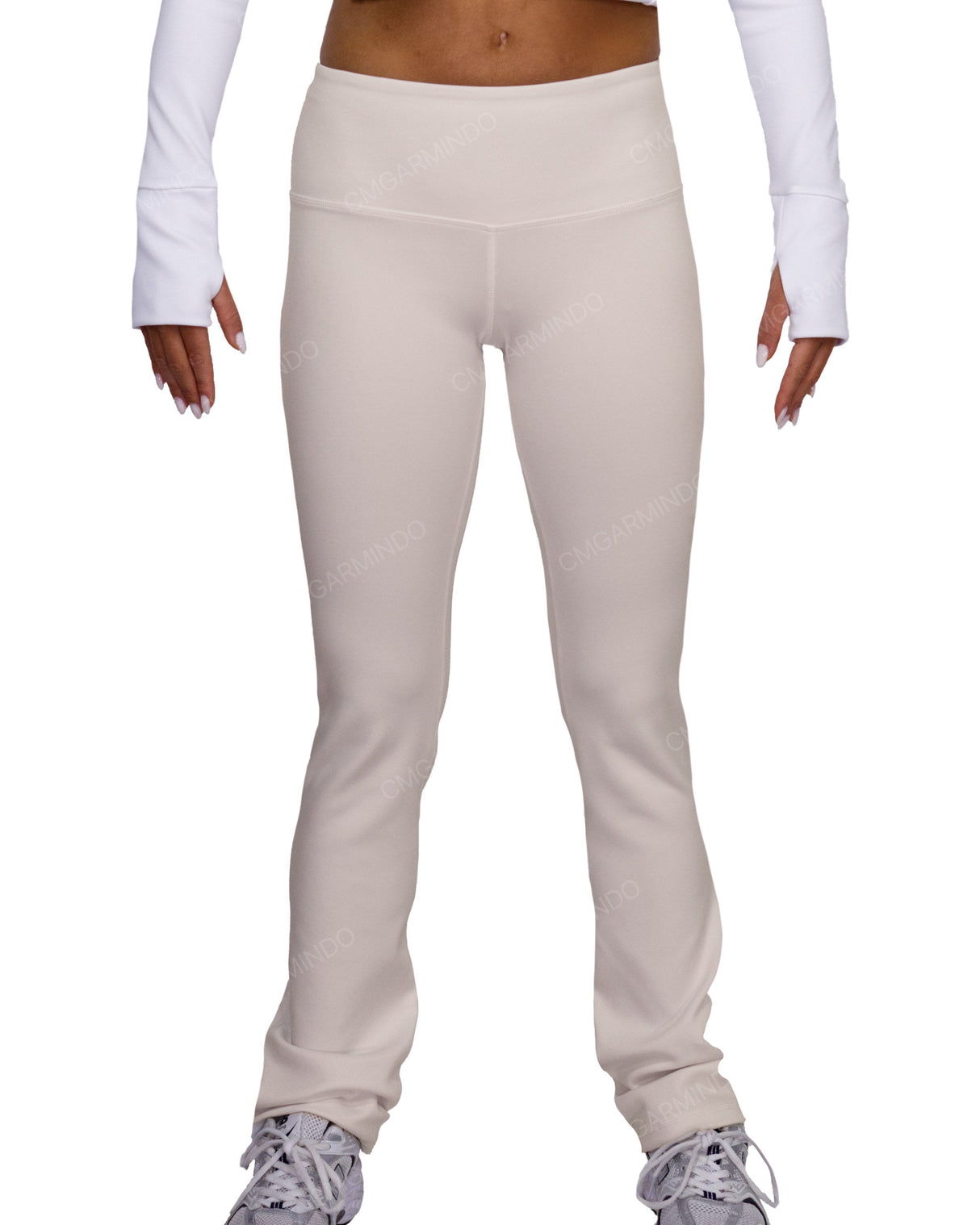 Mid Rise Wide Leg Leggings