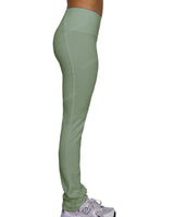 Mid Rise Wide Leg Leggings