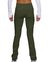 Mid Rise Wide Leg Leggings