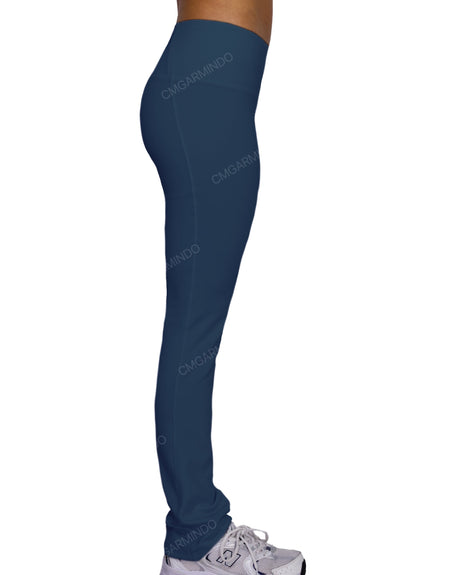 Mid Rise Wide Leg Leggings