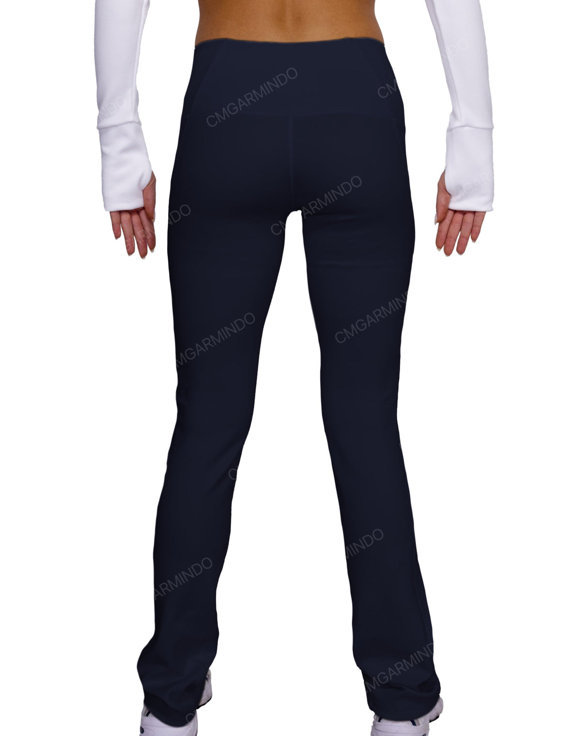 Mid Rise Wide Leg Leggings
