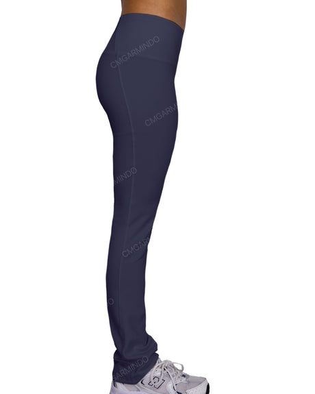Mid Rise Wide Leg Leggings