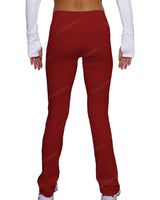 Mid Rise Wide Leg Leggings