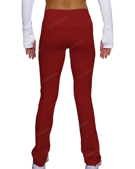 Mid Rise Wide Leg Leggings