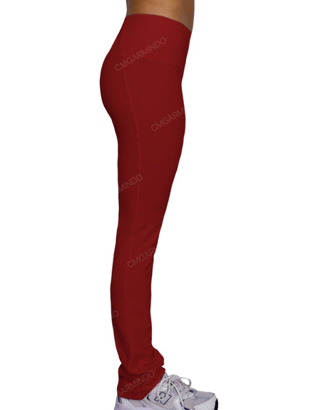 Mid Rise Wide Leg Leggings