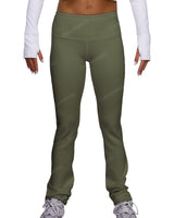Mid Rise Wide Leg Leggings