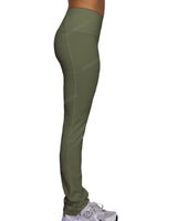 Mid Rise Wide Leg Leggings