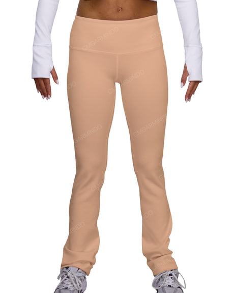 Mid Rise Wide Leg Leggings