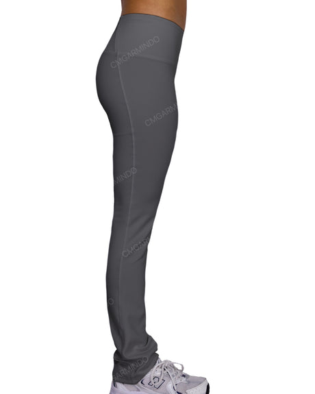 Mid Rise Wide Leg Leggings