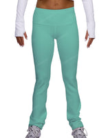 Mid Rise Wide Leg Leggings
