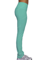 Mid Rise Wide Leg Leggings