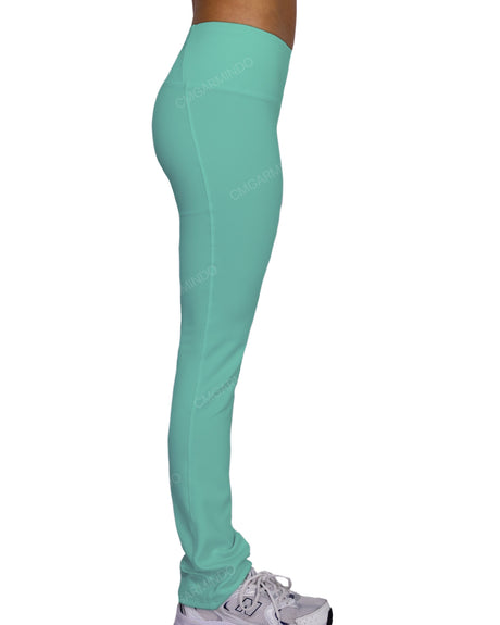 Mid Rise Wide Leg Leggings
