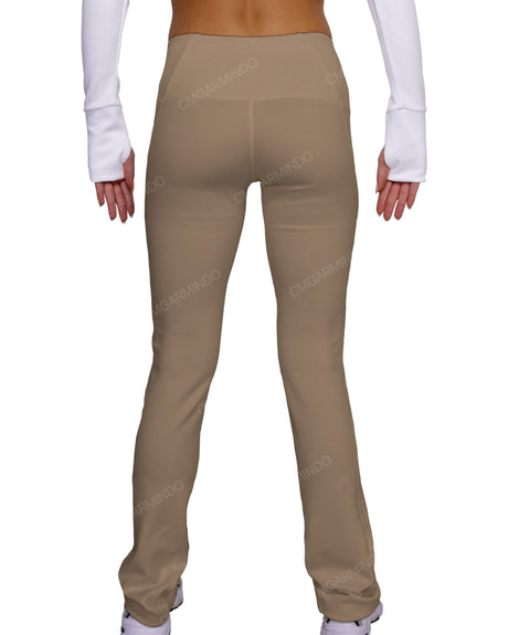 Mid Rise Wide Leg Leggings