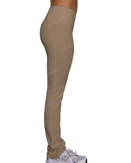 Mid Rise Wide Leg Leggings