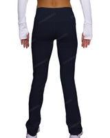 Mid Rise Wide Leg Leggings