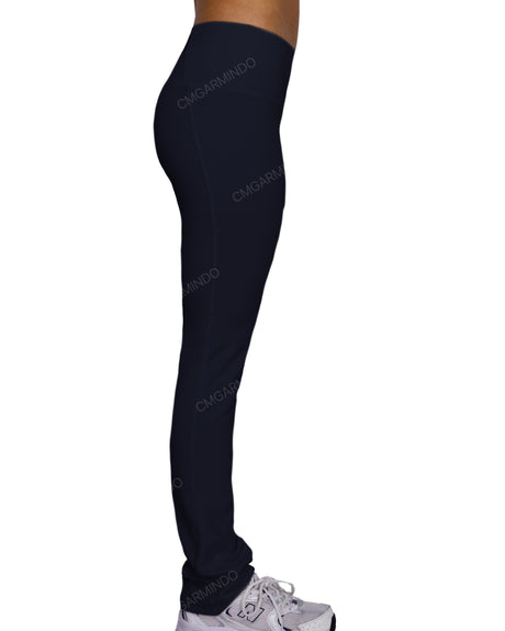 Mid Rise Wide Leg Leggings