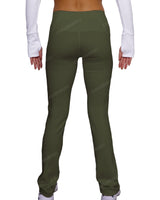 Mid Rise Wide Leg Leggings