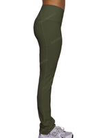 Mid Rise Wide Leg Leggings