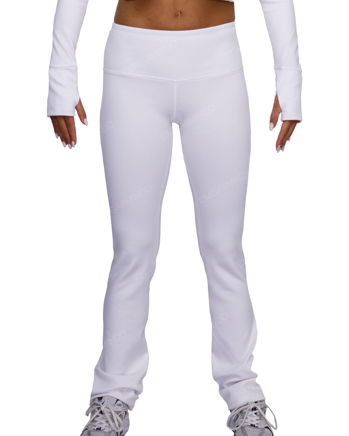 Mid Rise Wide Leg Leggings