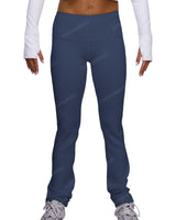 Mid Rise Wide Leg Leggings