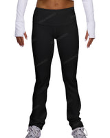 Mid Rise Wide Leg Leggings