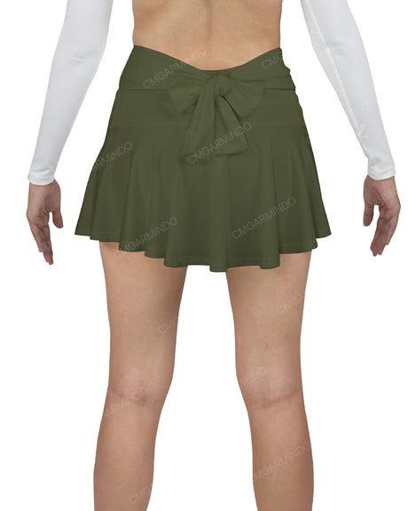 Mini Back Bow Skirt