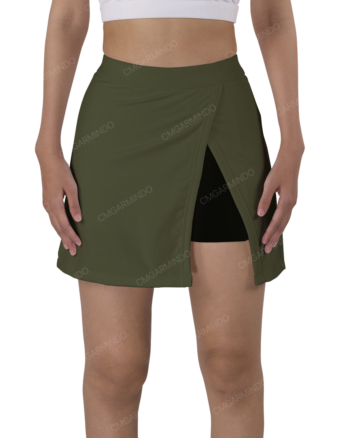 Side Slit Skort