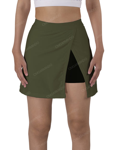 Side Slit Skort