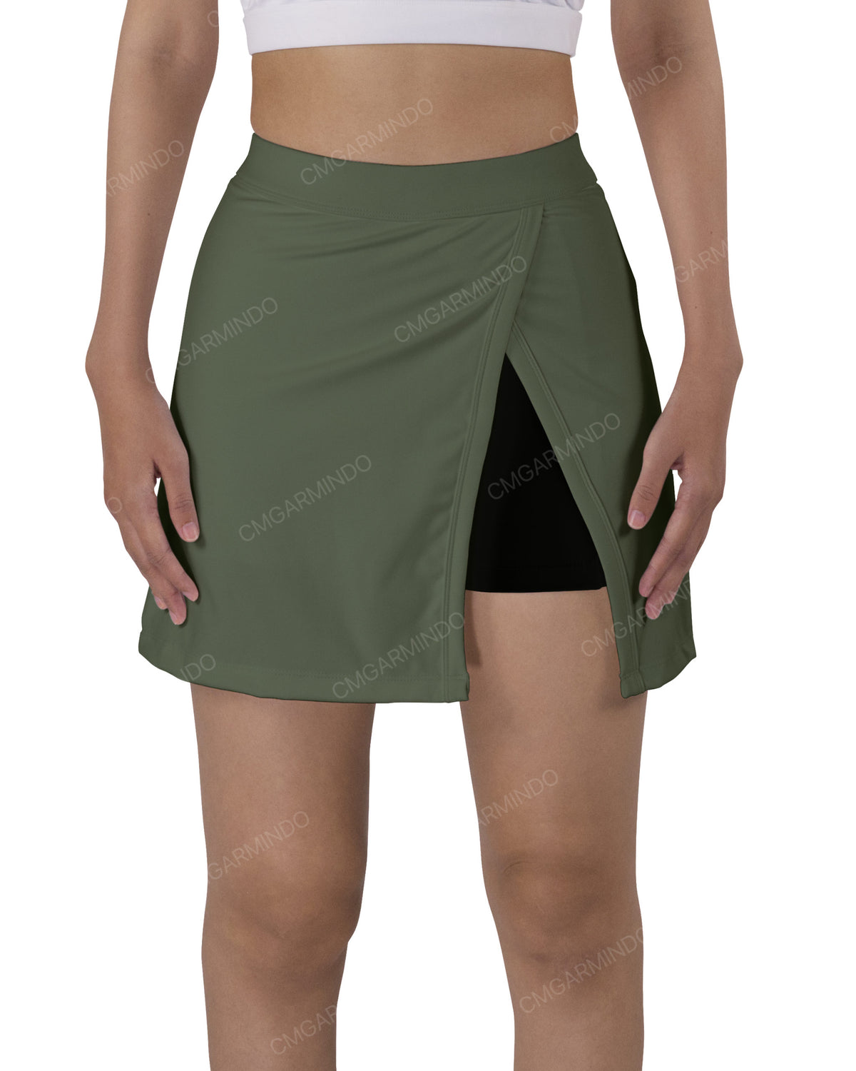 Side Slit Skort