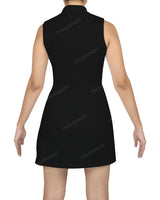 Sleeveless Polo Shorts Dress