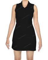 Sleeveless Polo Shorts Dress