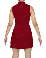 Sleeveless Polo Shorts Dress