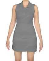 Sleeveless Polo Shorts Dress