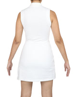 Sleeveless Polo Shorts Dress