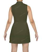 Sleeveless Polo Dress