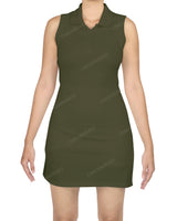 Sleeveless Polo Dress
