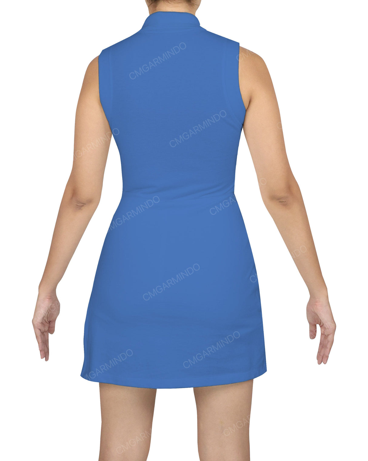Sleeveless Polo Dress