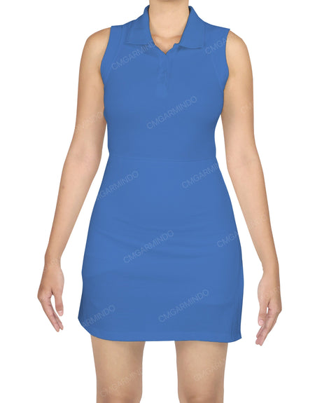 Sleeveless Polo Dress