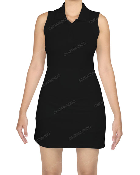Sleeveless Polo Dress