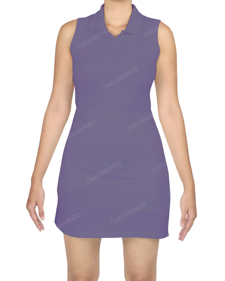 Sleeveless Polo Dress
