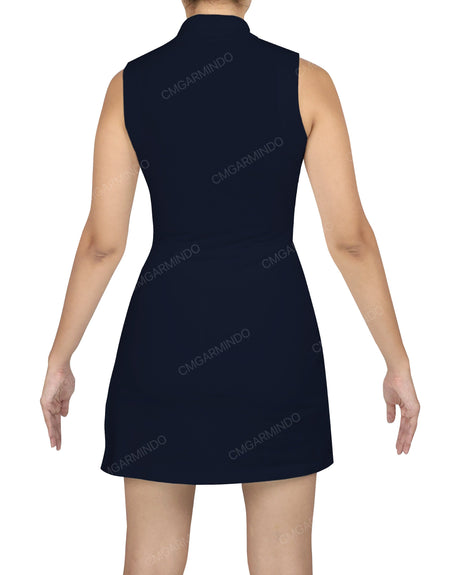 Sleeveless Polo Dress