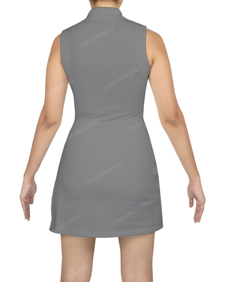 Sleeveless Polo Dress