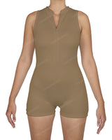 Sleeveless 1/4 Zip Playsuit
