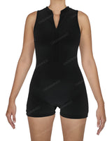 Sleeveless 1/4 Zip Playsuit
