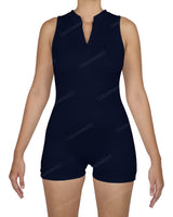 Sleeveless 1/4 Zip Playsuit