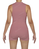 Sleeveless 1/4 Zip Playsuit