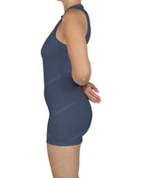 Sleeveless 1/4 Zip Playsuit