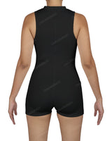 Sleeveless 1/4 Zip Playsuit