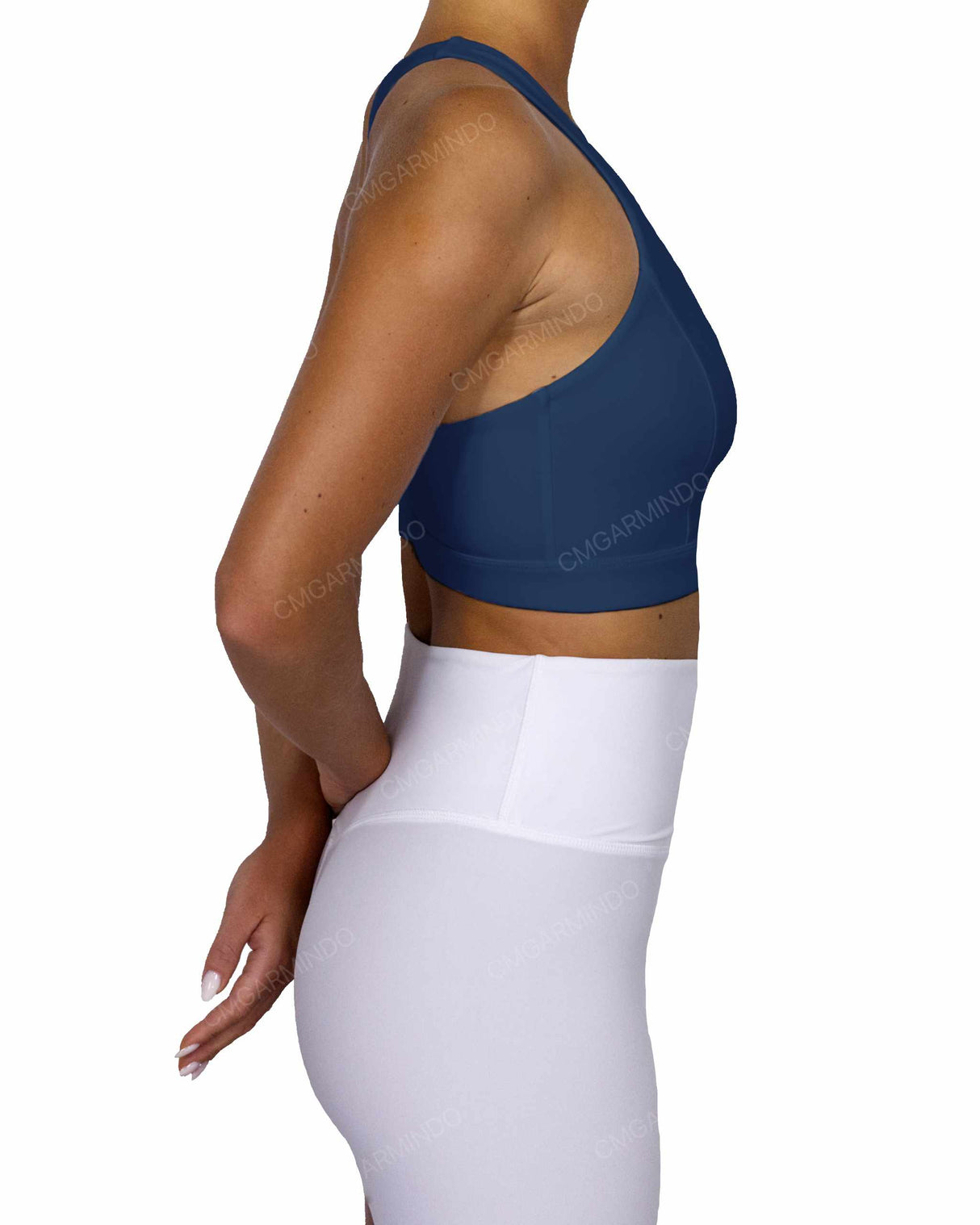 Racer Back Panel Sports Bra
